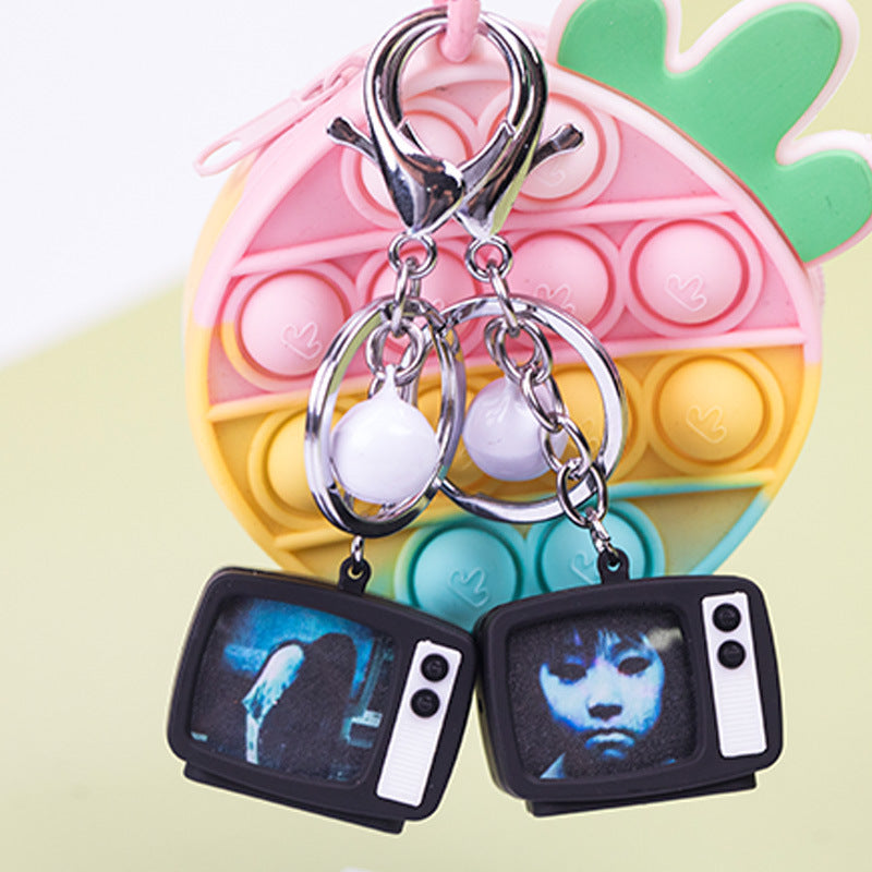 Wholesale LED Mini TV Car Keychain